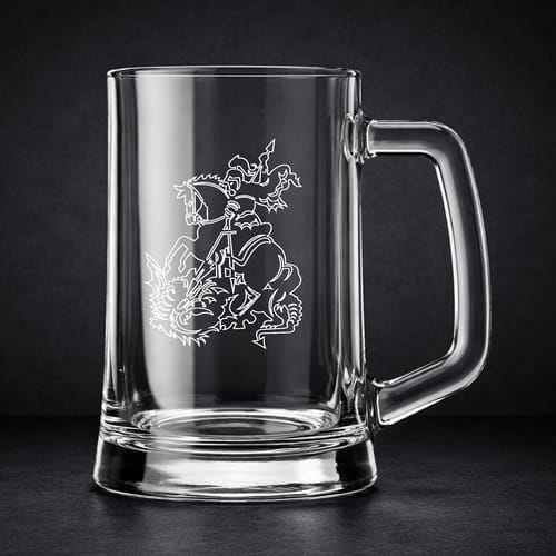 🍻 Гравирана халба за Гергьовден 🐑