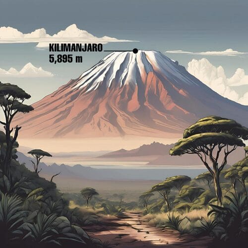 Чаша Alaskan Maker TOPOGRAPHIC Kilimanjaro 450мл